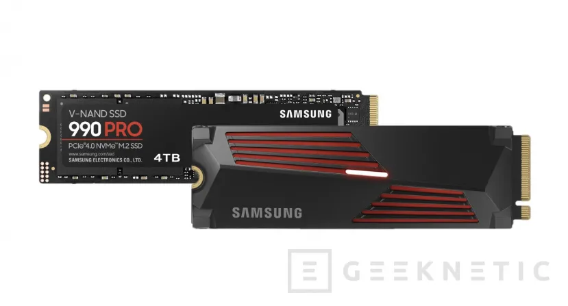 Geeknetic Ya disponibles los SSD Samsung 990 Pro con 4 TB de capacidad y 4 GB de RAM LPDDR4 2
