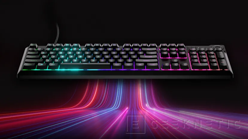 Geeknetic CORSAIR presenta el teclado para gamers K55 Core, con iluminación RGB de 10 zonas y teclas multimedia 1