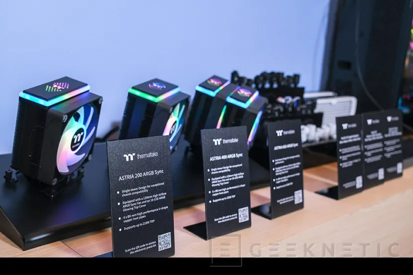 Geeknetic Thermaltake presenta su refrigerador para CPU ASTRIA disponible en 3 tamaños y con iluminación RGB 2