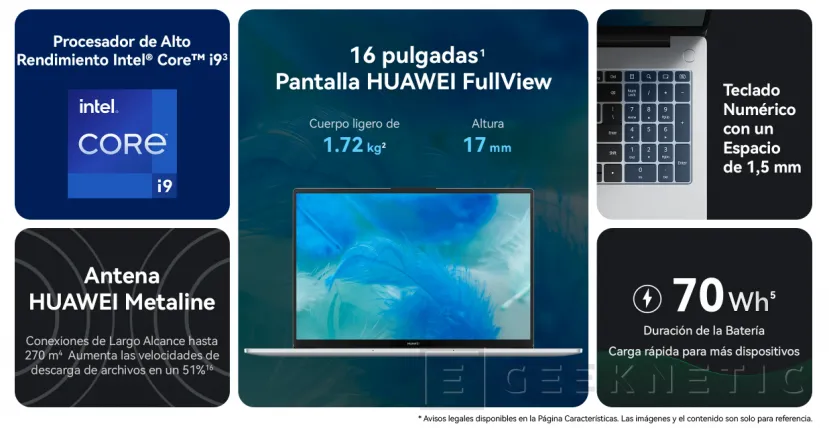 Geeknetic HUAWEI presenta su nuevo MateBook D16 2024 con un Core i9-13900H y unos FreeBuds 5 de regalo 3