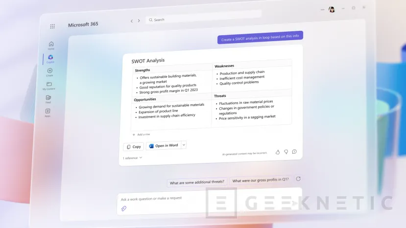 Geeknetic Microsoft ha lanzado Copilot Pro, una versión para suscriptores de Microsoft 365 por 22 euros al mes 1