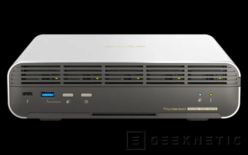Geeknetic QNAP ya tiene disponible su NASBook TBS-h574TX con 5 unidades SSD y Thunderbolt 4 en solo 2,54 litros 1