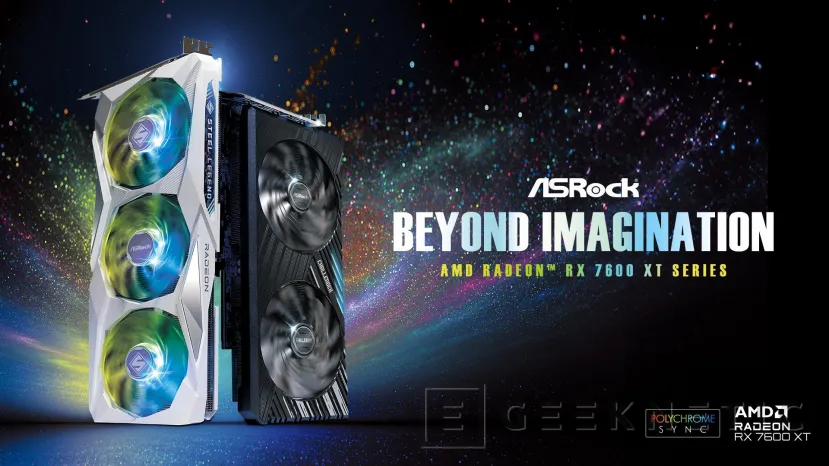 Geeknetic ASRock presenta las Radeon RX 7600 XT Challenger y Steel Legend, ambas con overclock de fábrica 1