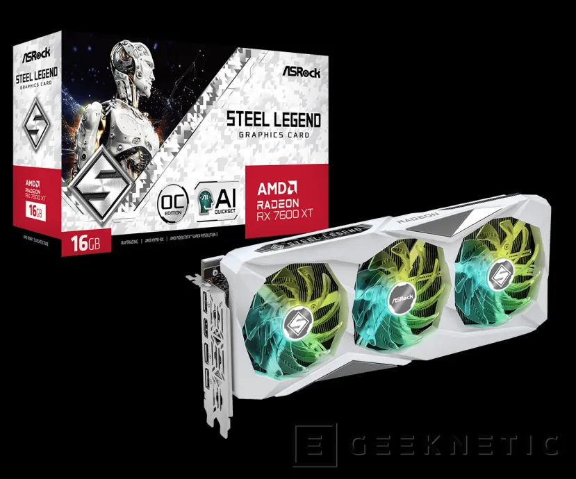 Geeknetic ASRock presenta las Radeon RX 7600 XT Challenger y Steel Legend, ambas con overclock de fábrica 3