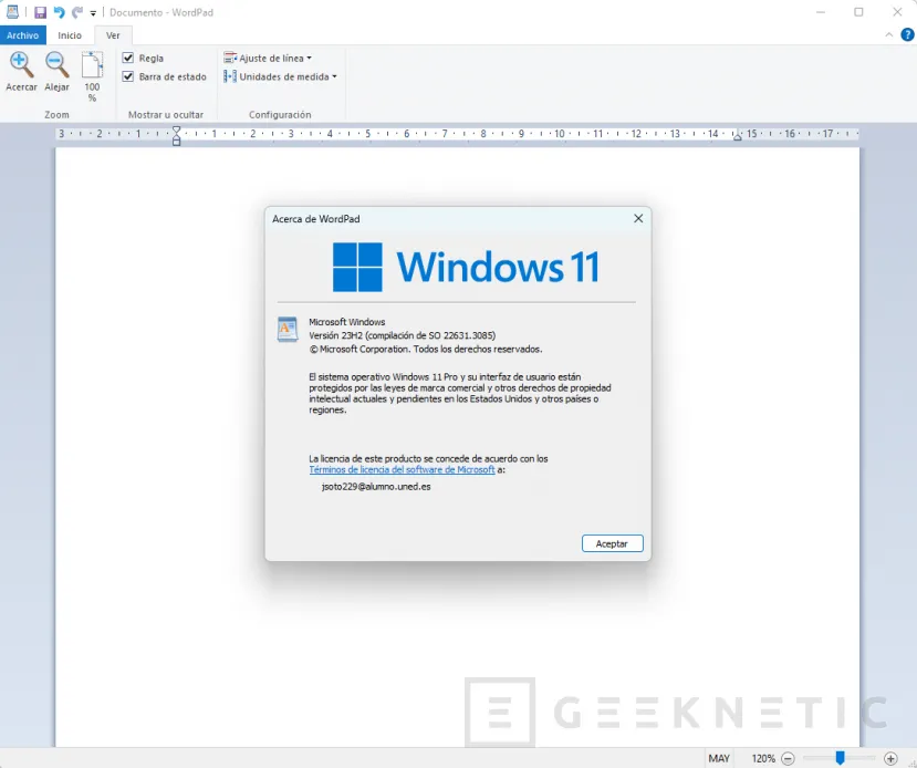 Geeknetic WordPad desaparecerá de Windows en futuras actualizaciones 2