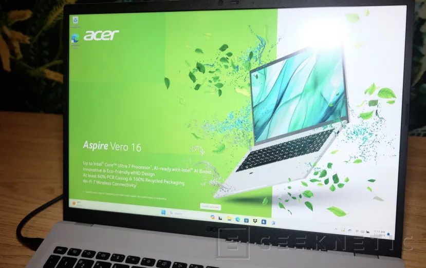 Geeknetic El Acer Aspire Vero 16 alcanza la neutralidad de carbono y viene con los Intel Core Ultra 7 1
