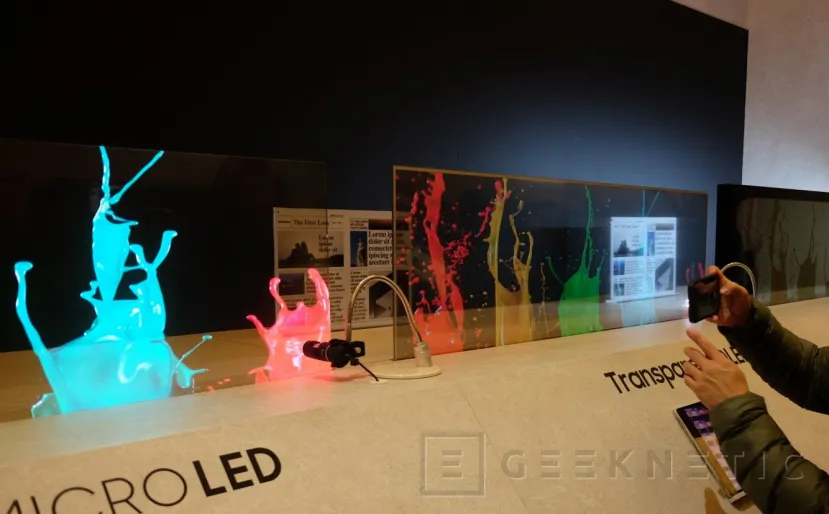 Geeknetic Samsung ha mostrado sus nuevos paneles MICRO LED transparentes 2