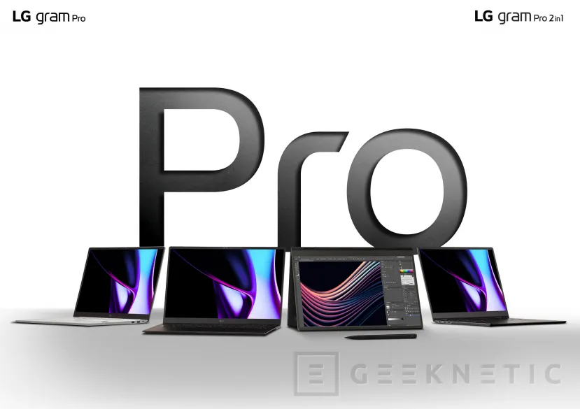 Geeknetic Nuevos portátiles LG Gram Pro, ligeros, potentes y transportables que incluyen IA gracias a los Intel Core Ultra 1