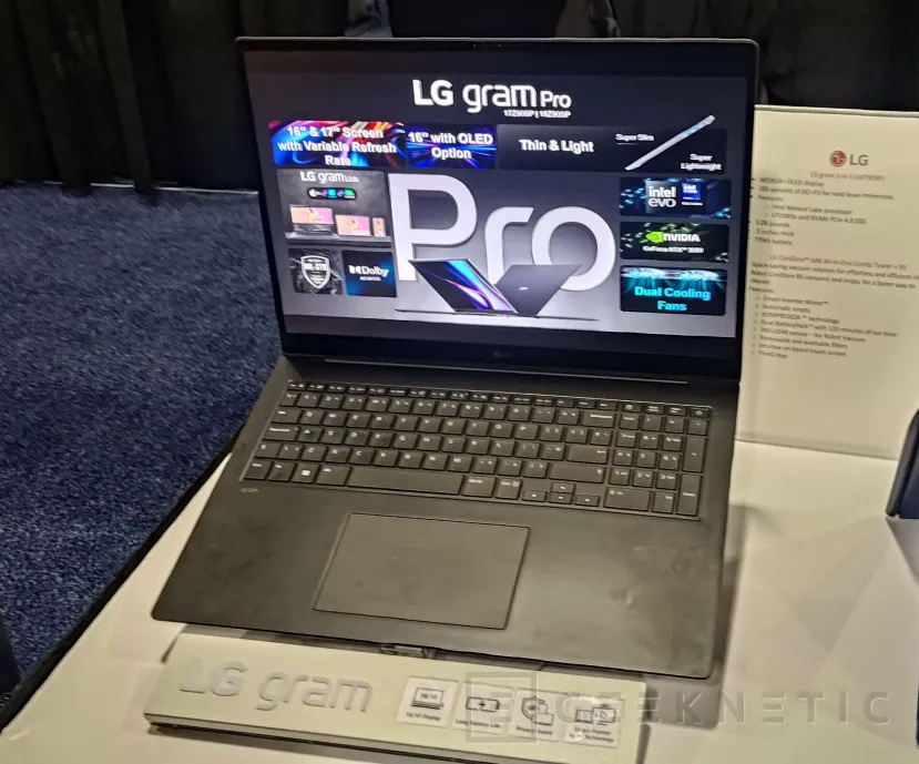 Geeknetic Nuevos portátiles LG Gram Pro, ligeros, potentes y transportables que incluyen IA gracias a los Intel Core Ultra 2