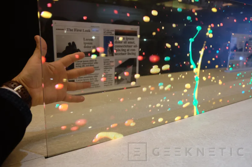 Geeknetic Samsung ha mostrado sus nuevos paneles MICRO LED transparentes 1