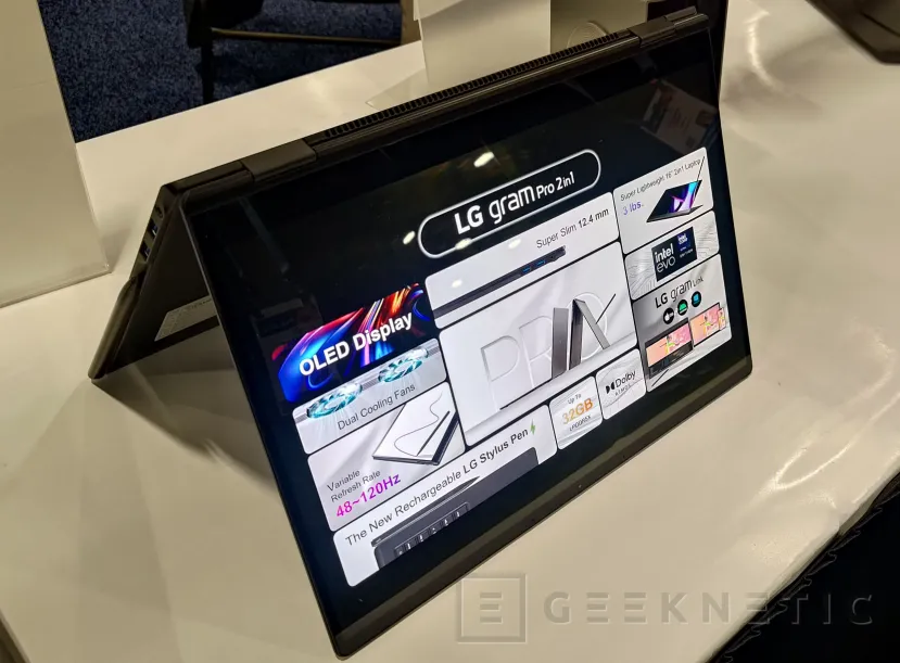 Geeknetic Nuevos portátiles LG Gram Pro, ligeros, potentes y transportables que incluyen IA gracias a los Intel Core Ultra 6