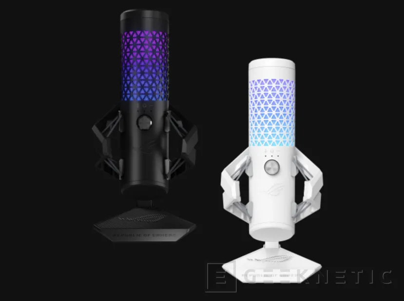 Geeknetic El micrófono ASUS ROG Carnyx incluye un condensador cardioide de 25 mm y filtro de paso alto 3