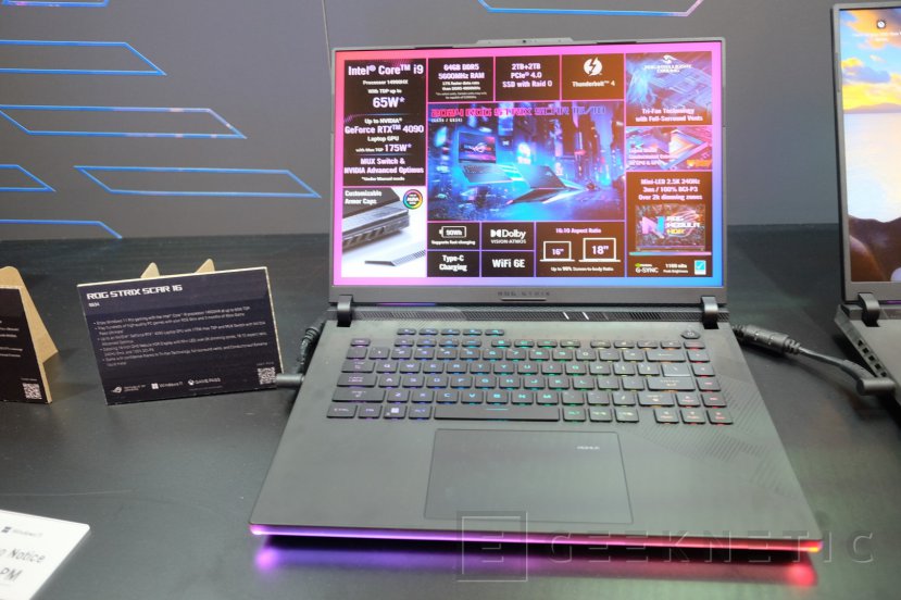 Geeknetic Los ASUS ROG Strix y Strix SCAR vienen con 16 y 18 pulgadas, Core i9-14900HX y una NVIDIA RTX 4090 2