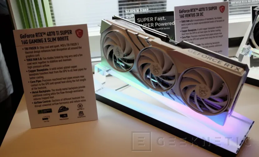 Geeknetic MSI anuncia nuevas gráficas personalizadas con GPUs RTX 40 SUPER 5
