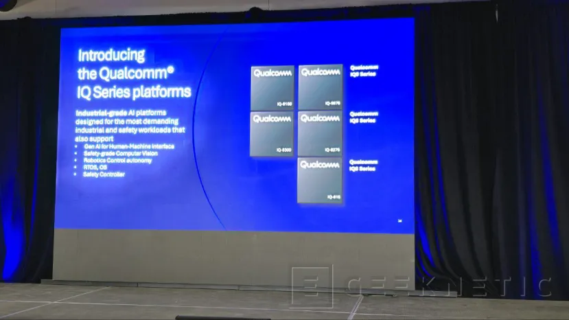 Geeknetic Qualcomm presenta la serie IQ de procesadores para IoT con IA generativa de hasta 100 TOPS 3