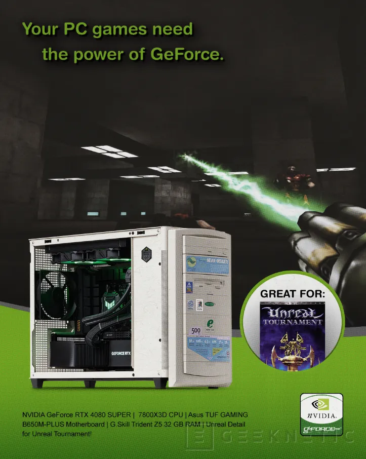 Geeknetic The GeForce 256 turns 25, this was the first GPU that launched the NVIDIA 2 race