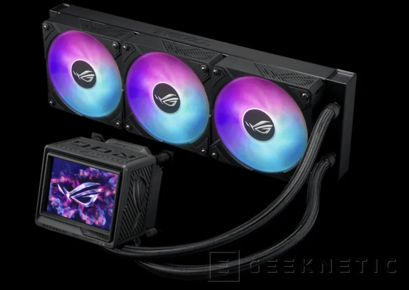 Geeknetic ASUS actualiza su RL AiO Ryujin III 360 ARGB Extreme con pantalla LCD y bomba de nueva generación para Arrow Lake 1