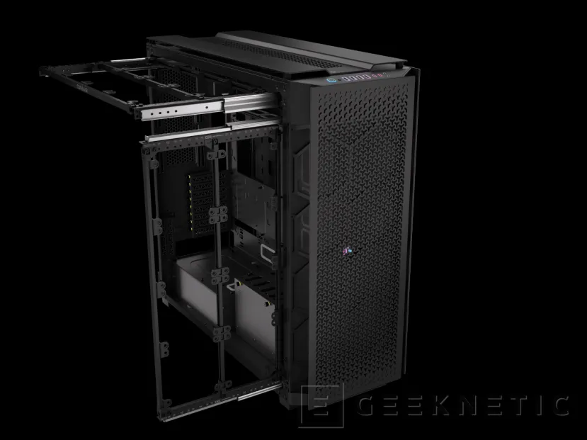 Geeknetic New CORSAIR iCUE LINK 900D RGB AIRFLOW case with capacity for up to 18 fans and 2 simultaneous 480 mm radiators 2