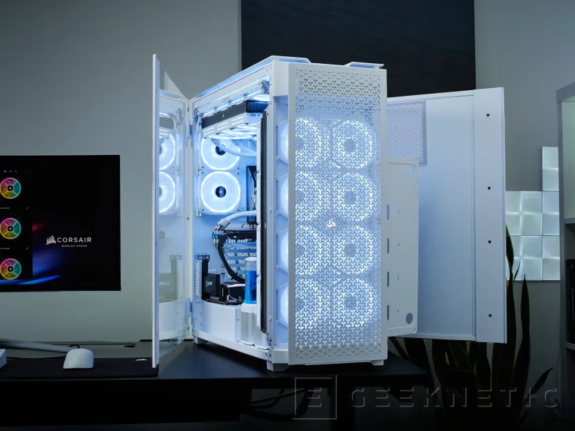 Geeknetic New CORSAIR iCUE LINK 900D RGB AIRFLOW case with capacity for up to 18 fans and 2 simultaneous 480 mm radiators 3