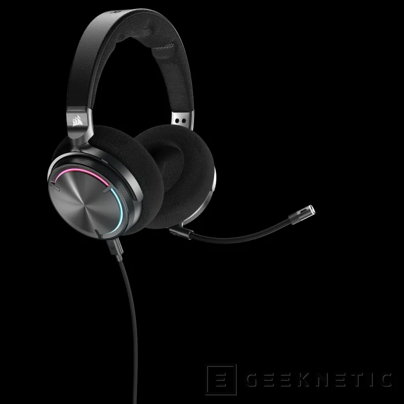 Geeknetic CORSAIR VIRTUOSO MAX Wireless headphones offer active noise cancellation, Dolby Atmos and up to 60-hour battery life 1