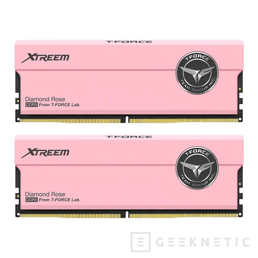 Geeknetic TEAMGROUP launches T-FORCE XTREEM memories in white with RGB and metallic pink 1