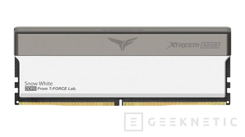 Geeknetic TEAMGROUP launches T-FORCE XTREEM memories in white with RGB and Metallic Pink 3