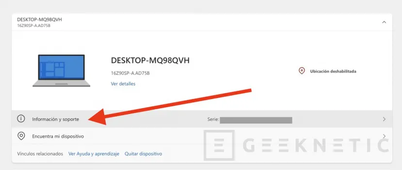 Geeknetic Cómo saltarse BitLocker para restaurar un PC Con Windows 5