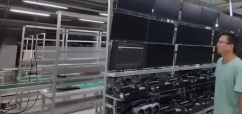 Geeknetic A video appears where they test a supposed NVIDIA RTX 5090 in a new factory in Indonesia 2