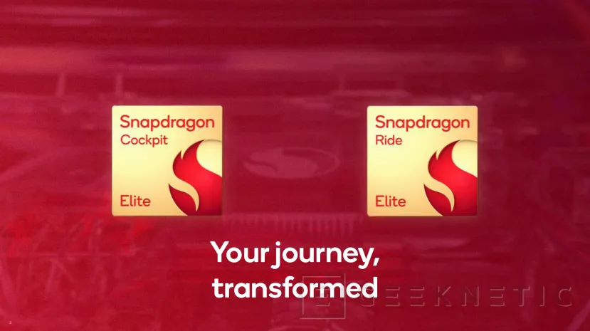 Geeknetic Qualcomm presenta Snapdragon Cockpit Elite y Ride Elite con núcleos Oryon en la CPU y 12 veces más rendimiento en IA  1