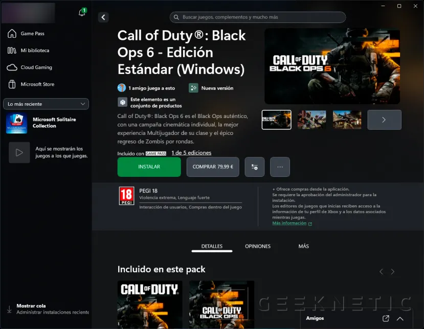 Geeknetic Ya está disponible Call of Duty Black Ops 6, podrás jugar gratis si tienes Xbox Game Pass 2