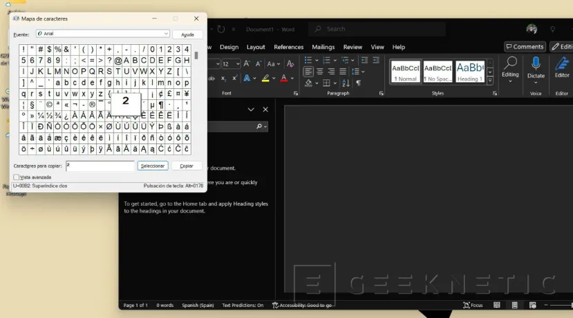 Geeknetic Cómo poner elevado a 2 (²) con en el teclado  1