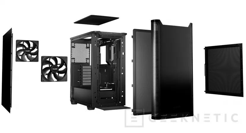 Geeknetic be quiet! anuncia su línea de cajas Pure Base 501 con diseño compacto y sin RGB 2