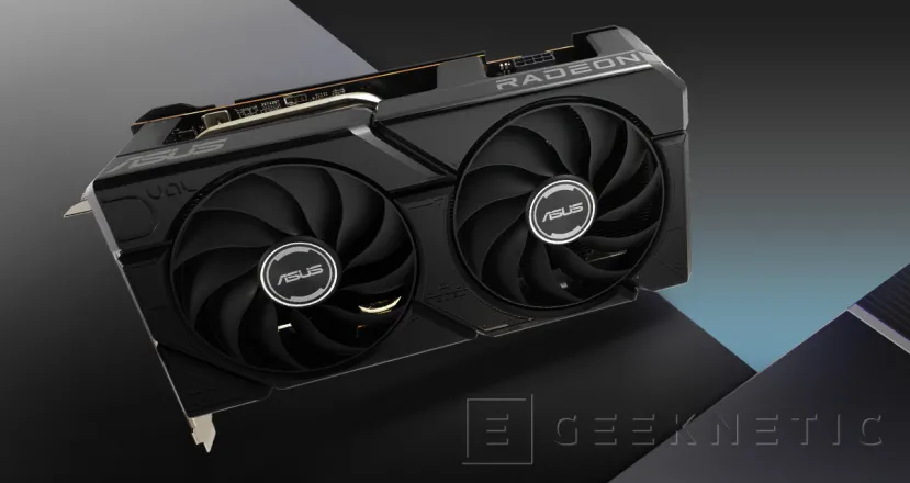 Geeknetic Nueva ASUS Radeon RX 7600 DUAL EVO OC con doble ventilador y 22,9 cm de largo 2