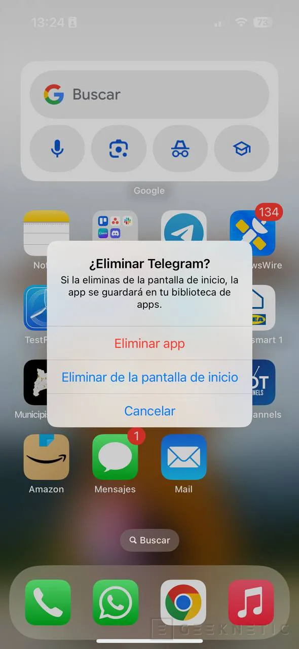 Geeknetic Cómo ocultar y bloquear aplicaciones con Face ID en un iPhone con iOS 18 2