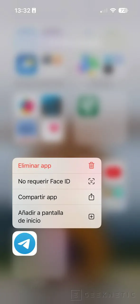 Geeknetic Cómo ocultar y bloquear aplicaciones con Face ID en un iPhone con iOS 18 7