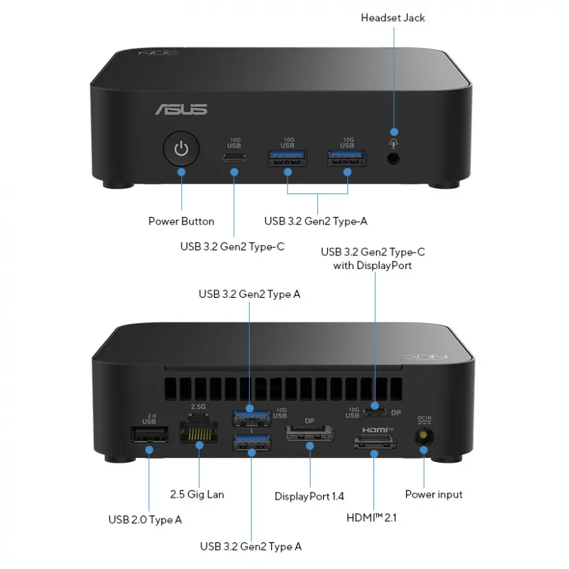 Geeknetic New ASUS NUC 14 Essential with Alder Lake-N Refresh CPU, 16 GB of DDR5 and M.2 PCIe Gen 3 2 SSD storage