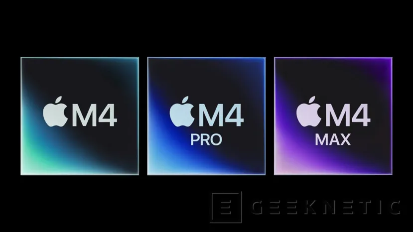 Geeknetic Nuevos procesadores Apple M4, M4 Pro y M4 Max con hasta 16 núcleos de CPU, 40 de GPU y con Apple Intelligence 1