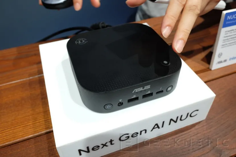 Geeknetic On the first anniversary of the ASUS NUC, the brand has launched MiniPCs with AI and ROG NUC for gamers 2