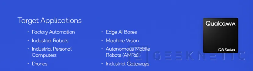 Geeknetic Qualcomm presenta la serie IQ de procesadores para IoT con IA generativa de hasta 100 TOPS 7