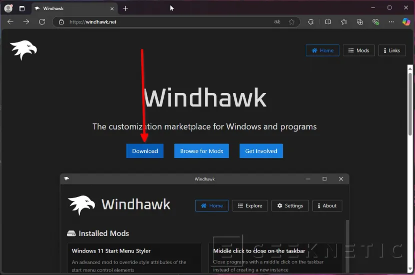 Geeknetic Windhawk: Personaliza Windows 11 con sus Mods 1