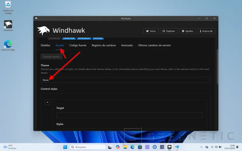 Geeknetic Windhawk: Personaliza Windows 11 con sus Mods 6