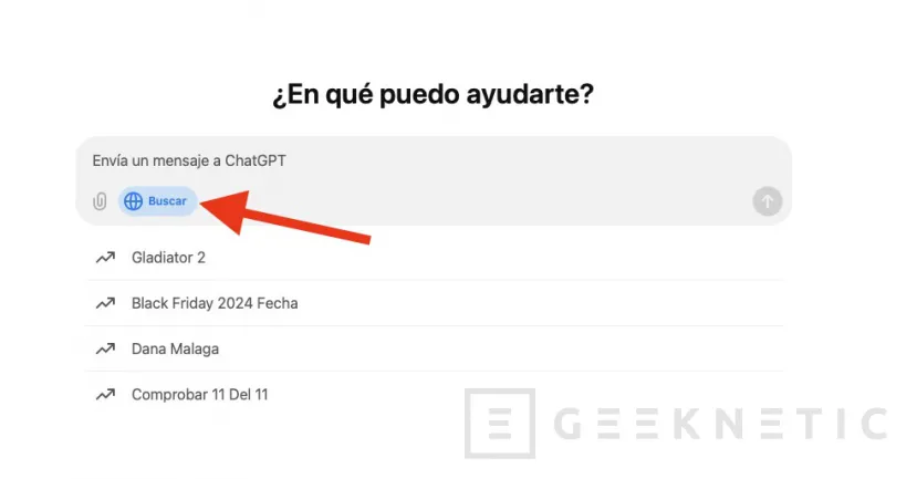 Geeknetic SearchGPT: Cómo utilizar el potente buscador Web con Inteligencia Artificial de ChatGPT 1