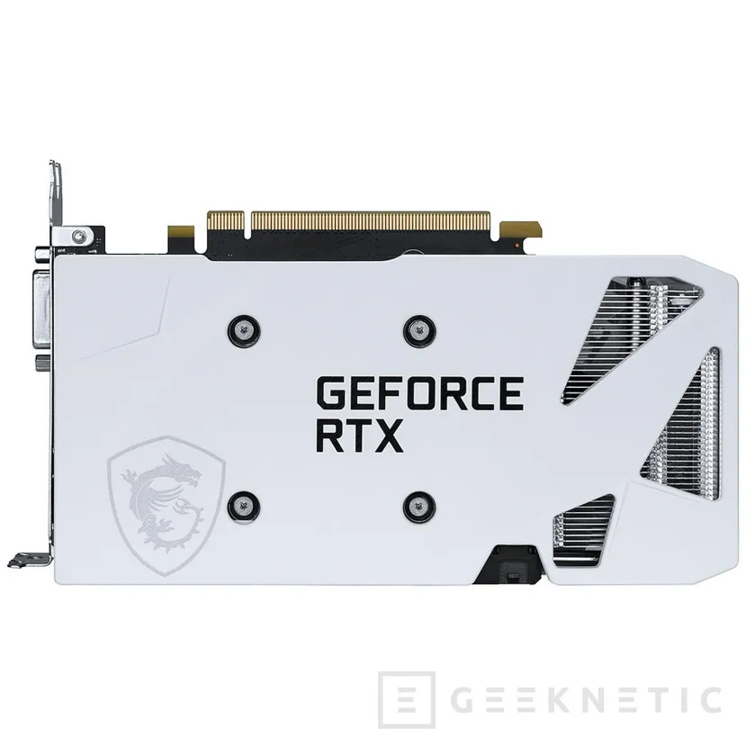 Geeknetic MSI ha lanzado la RTX 3050 Ventus 2X XS en color blanco 3