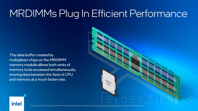 Geeknetic Hasta 8.800 MT/s en los nuevos módulos MRDIMM DDR5 para servidores con los Intel Xeon 6900P 1