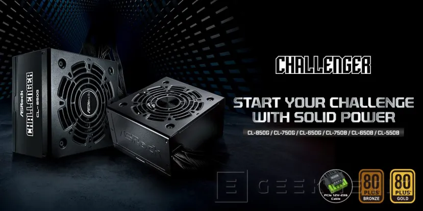 Geeknetic ASRock añade fuentes de alimentación a su catálogo de las series Taichi, Phantom Gaming, Steel Legen y Challenger 5