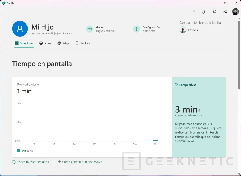 Geeknetic Control Parental en Windows 11: cómo poner límites al uso del PC para menores 10
