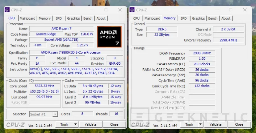 Geeknetic AMD Ryzen 7 9800X3D Review 7