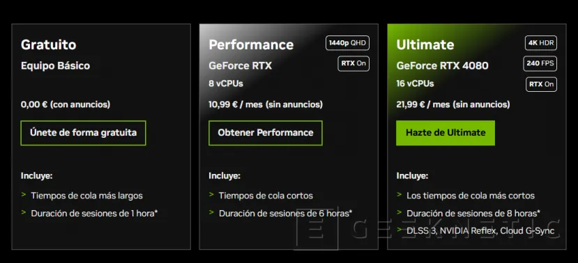 Geeknetic A partir de enero, NVIDIA no permitirá jugar más de 100 horas al mes a los suscriptores de GeForce Now Ultimate 1