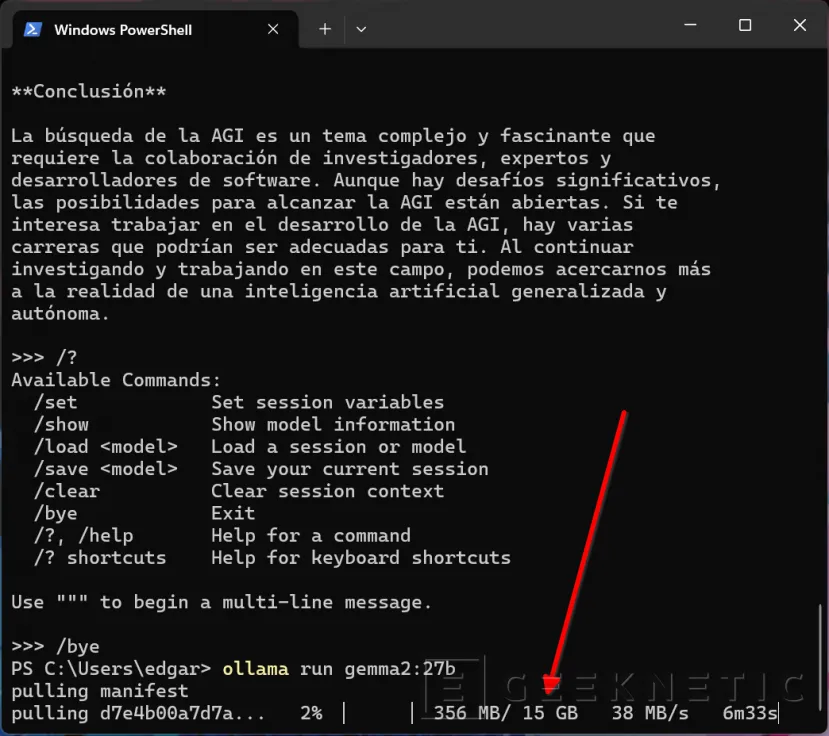 Geeknetic Ollama: Cómo usar LLM de IA locales desde Windows 11