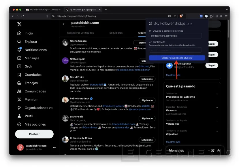 Geeknetic Cómo pasarse a Bluesky desde Twitter (X) 9